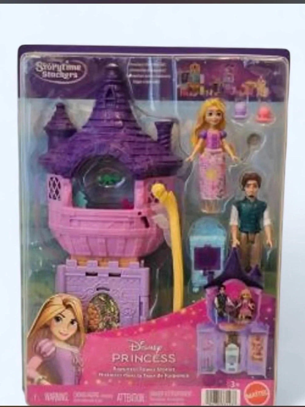 Disney Rapunzel Tower Playset - Purple, Pink, Yellow
